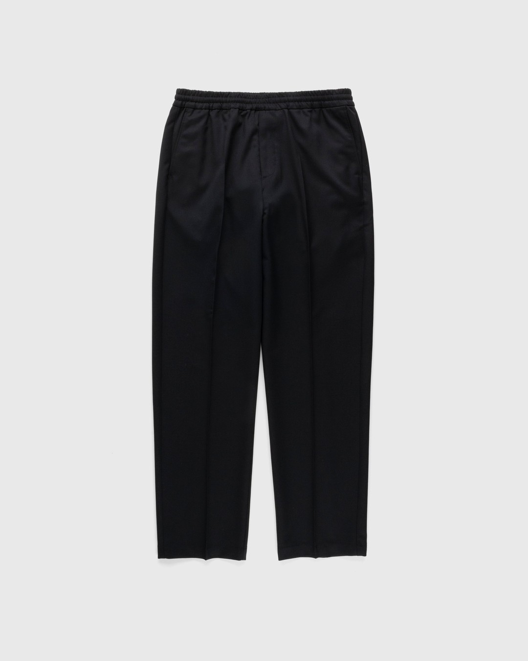 Highsnobiety – Wool Blend Elastic Pants Black - Pants - Black - Image 1