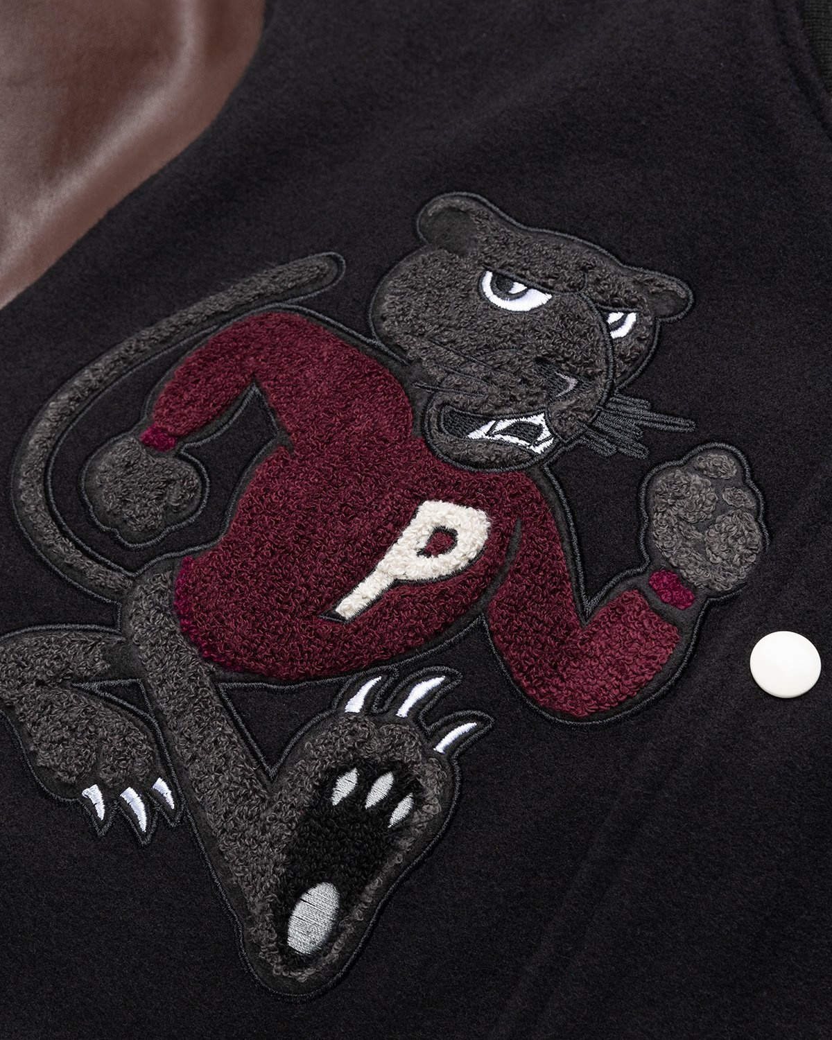 Patta – Lucky Charm Varsity Jacket Black - Outerwear - Black - Image 5