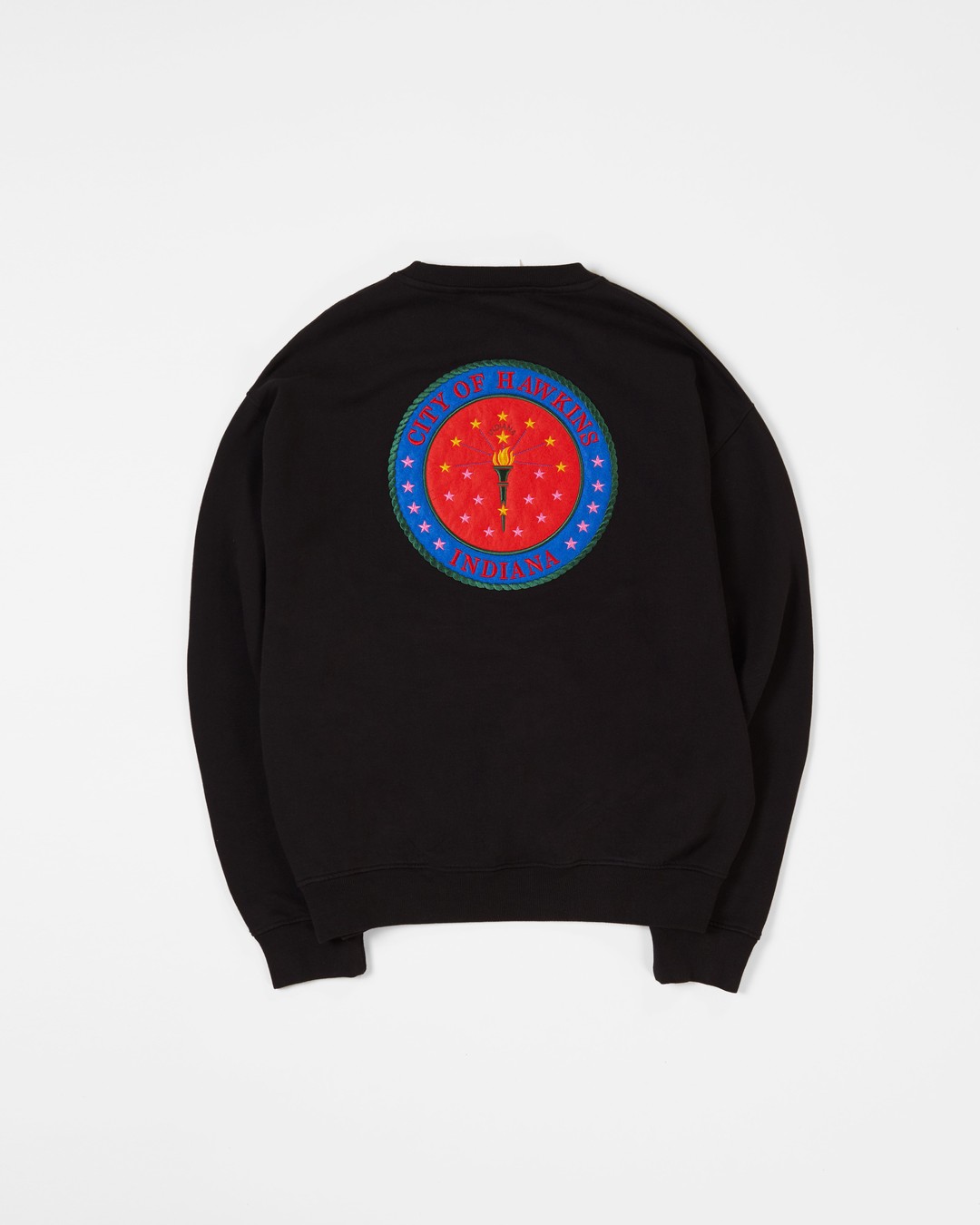 Highsnobiety – Stranger Things City of Hawkins Sweater Black - Sweats - Black - Image 1