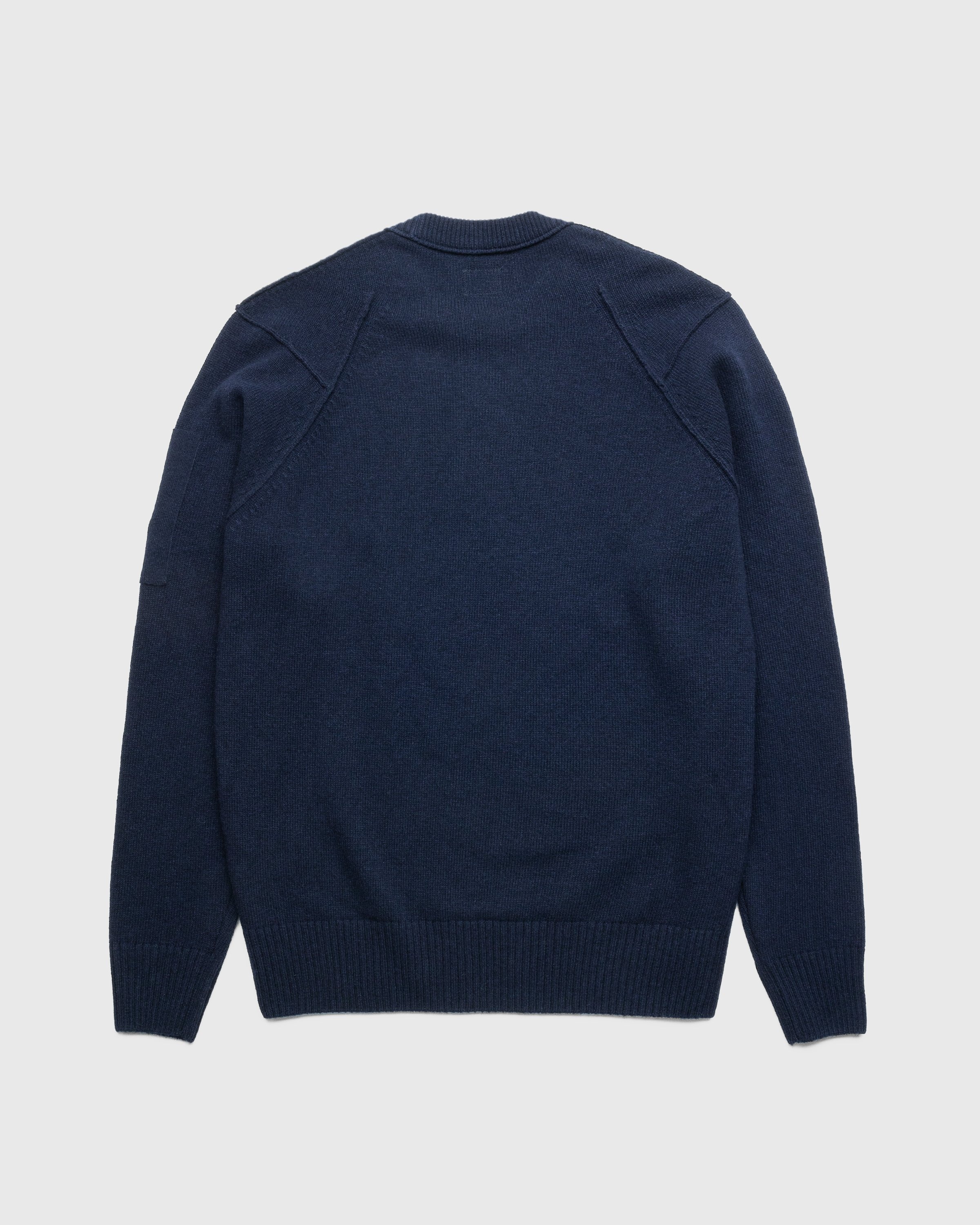 C.P. Company – Lambswool Jumper Black - Knitwear - Black - Image 2