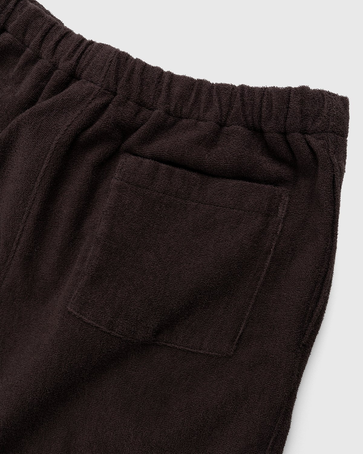 Auralee – Cotton Terry Cloth Shorts Brown - Shorts - Brown - Image 5