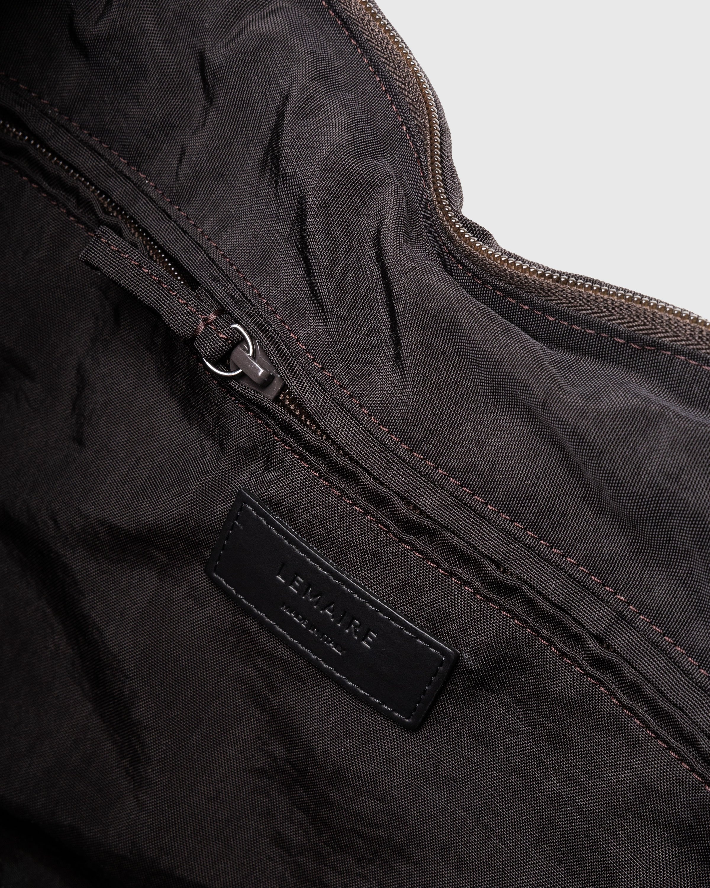 Lemaire – Soft Game Bag Dark Chocolate - Bags - Brown - Image 3