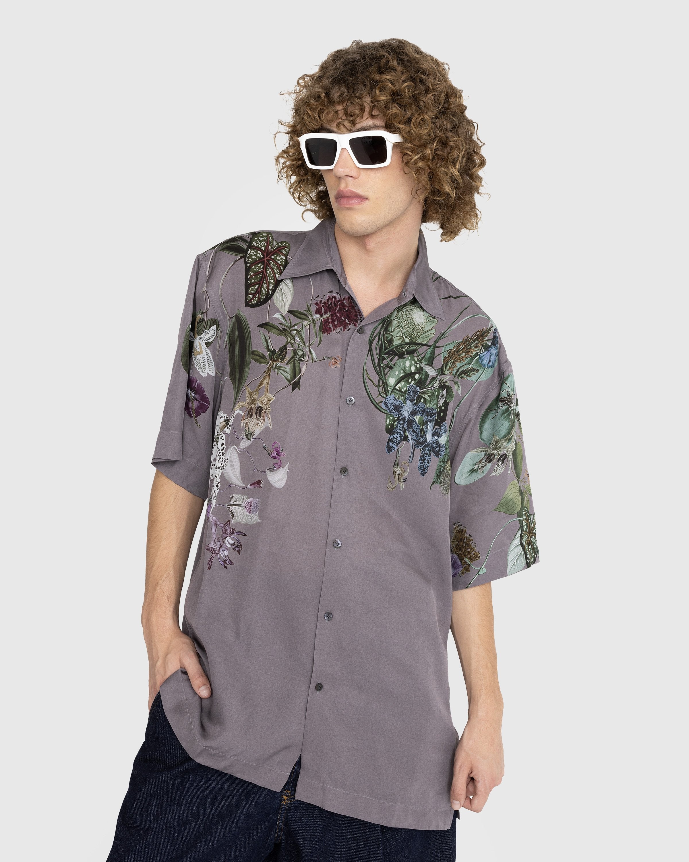 Dries van Noten – Cassidye Shirt Mauve - Shirts - Purple - Image 2