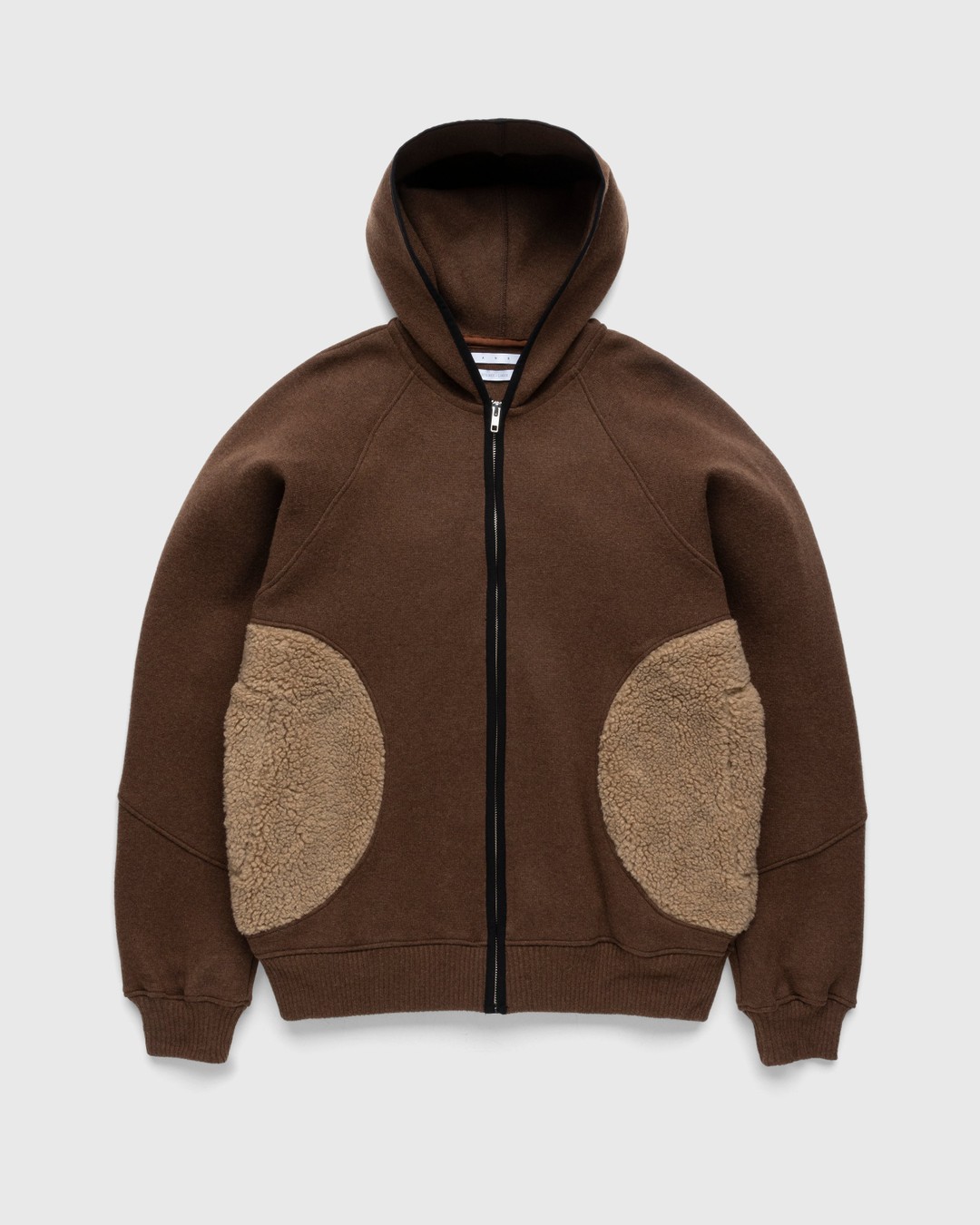 RANRA – Peysa Hooded Jacket Brown - Fleece Jackets - Brown - Image 1