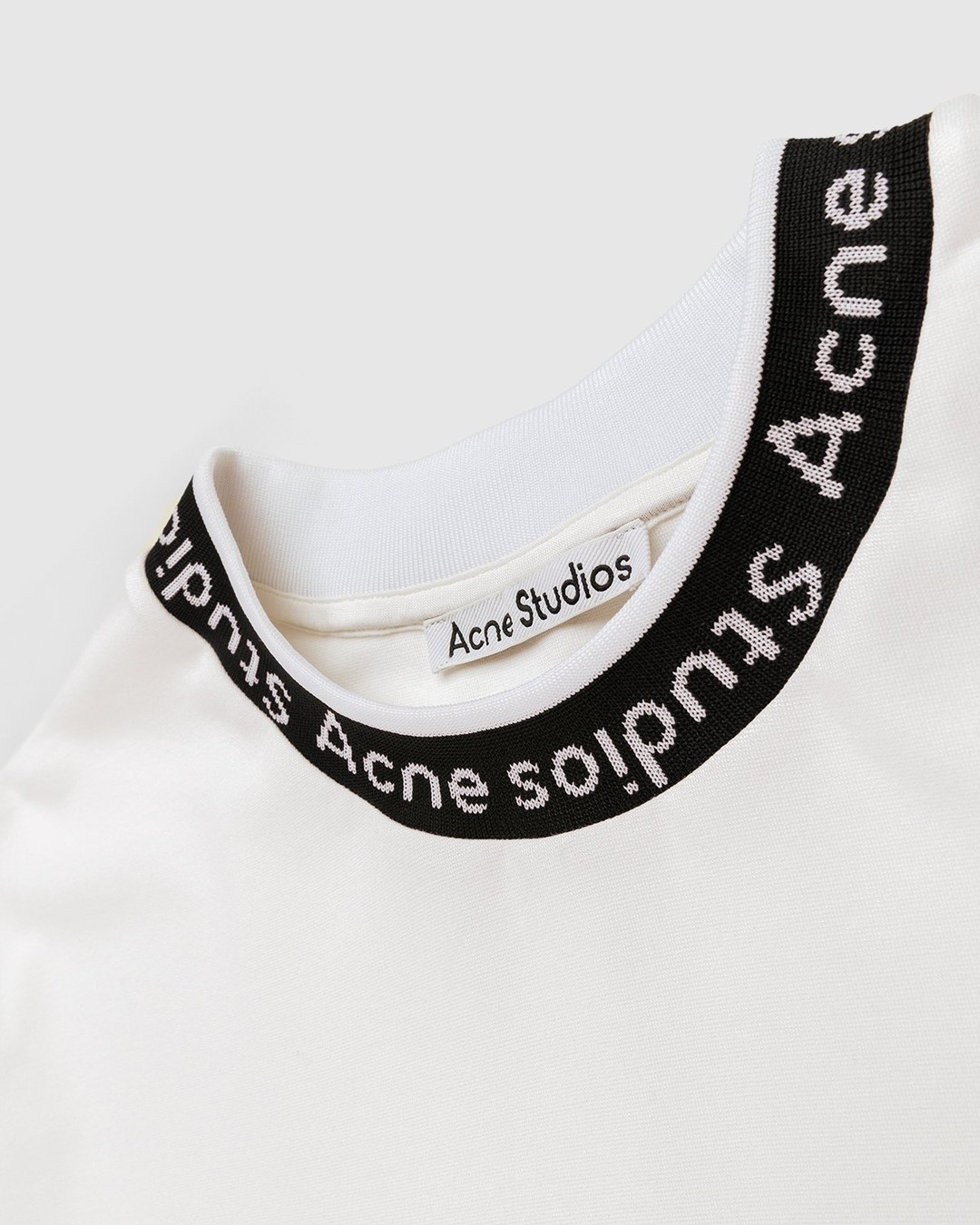 Acne Studios – Logo T-Shirt White - T-shirts - White - Image 3
