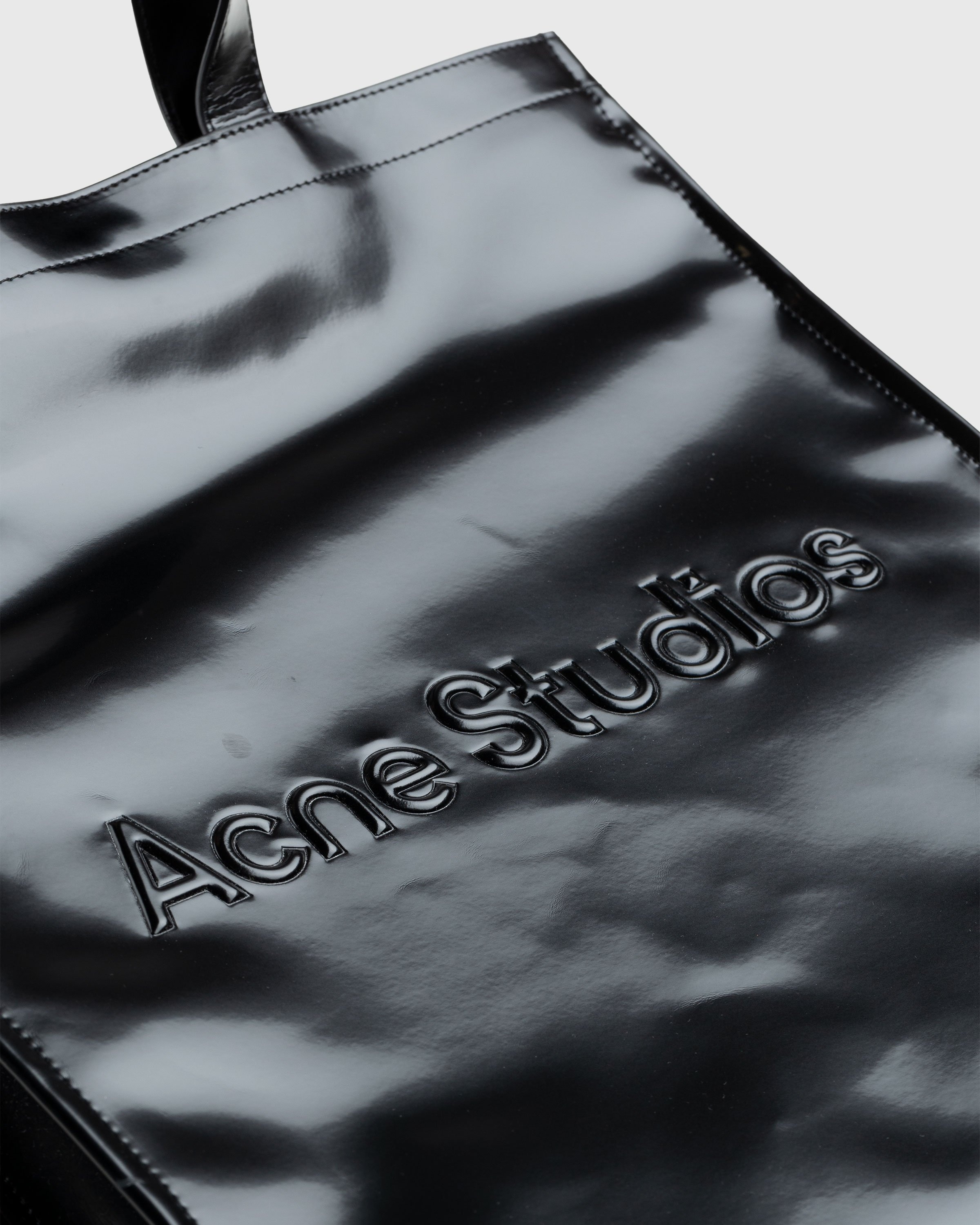 Acne Studios – Logo Tote Bag Black - Bags - Black - Image 4
