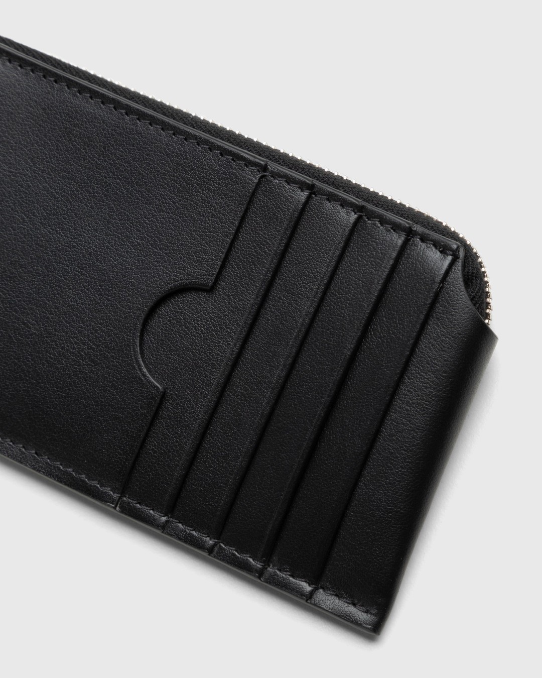 Acne Studios – Leather Zip Wallet Black - Wallets - Black - Image 4