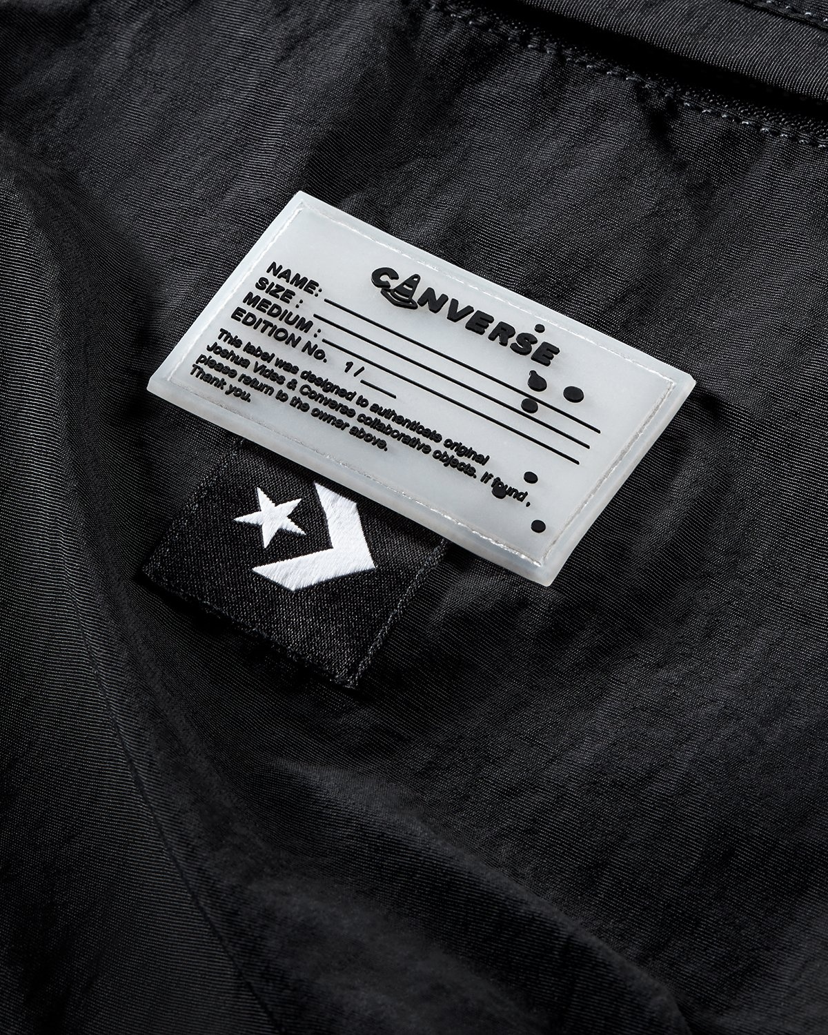 Converse x Joshua Vides – Utility Full Zip Hoodie Black - Sweats - Black - Image 5