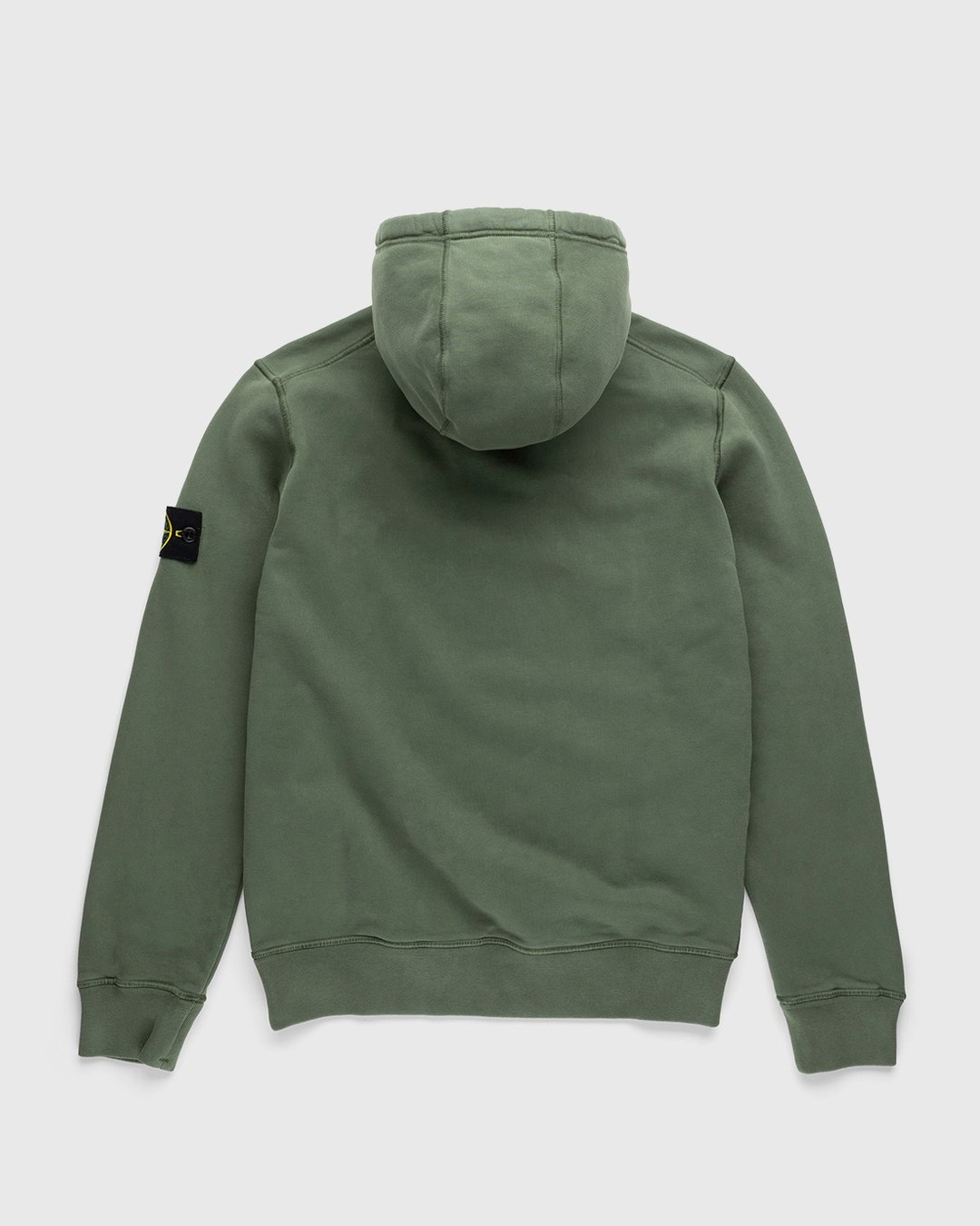 Stone Island – Fleece Hoodie Sage Green - Sweats - Green - Image 2