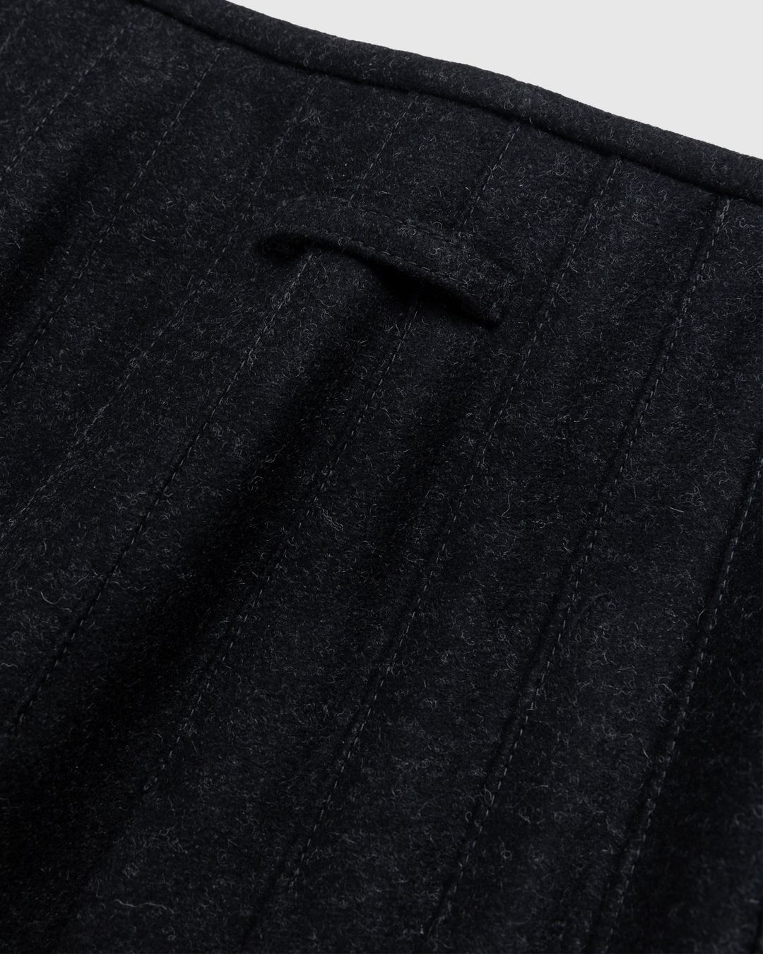 Jean Paul Gaultier – Felted Wool Kilt Dark Grey | Highsnobiety Shop
