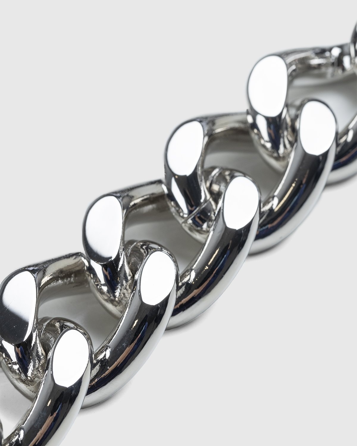 J.W. Anderson – Oversized Chain Necklace Silver Tone/Gunmetal - Jewelry - Silver - Image 2