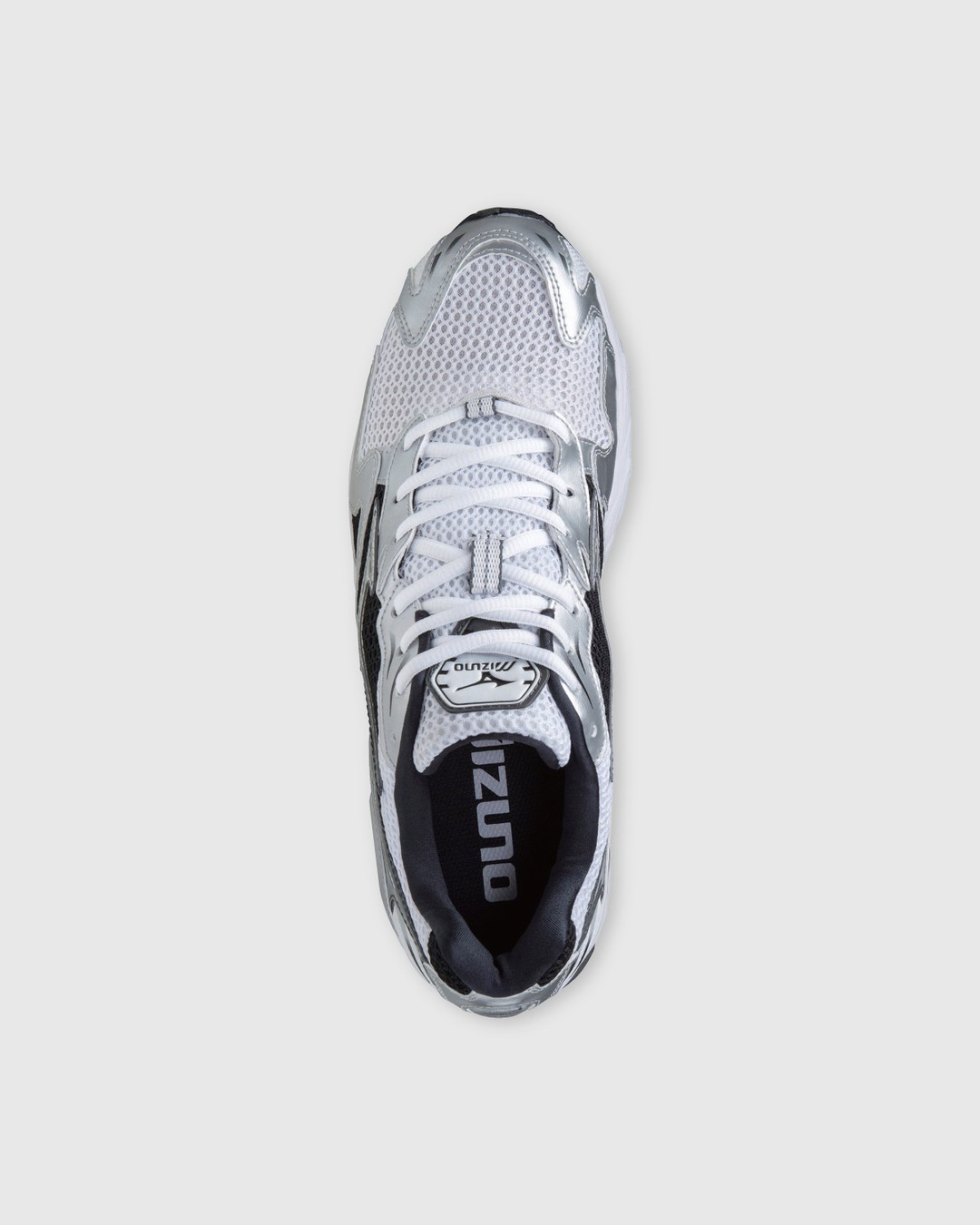 Mizuno – Wave Rider 10 White/Silver/Black - Sneakers - Multi - Image 3