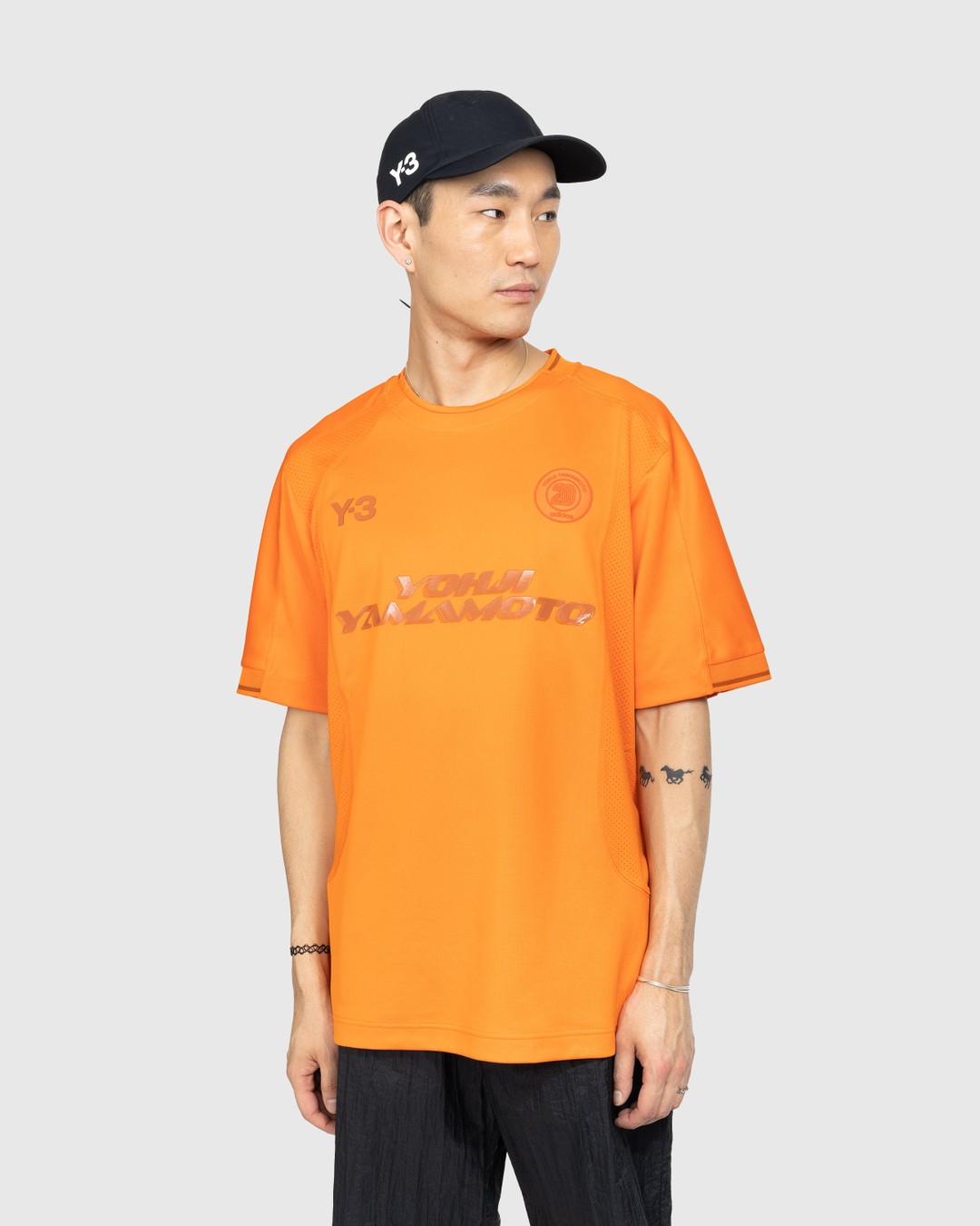 Y-3 – Logo T-Shirt - Tops - Orange - Image 2