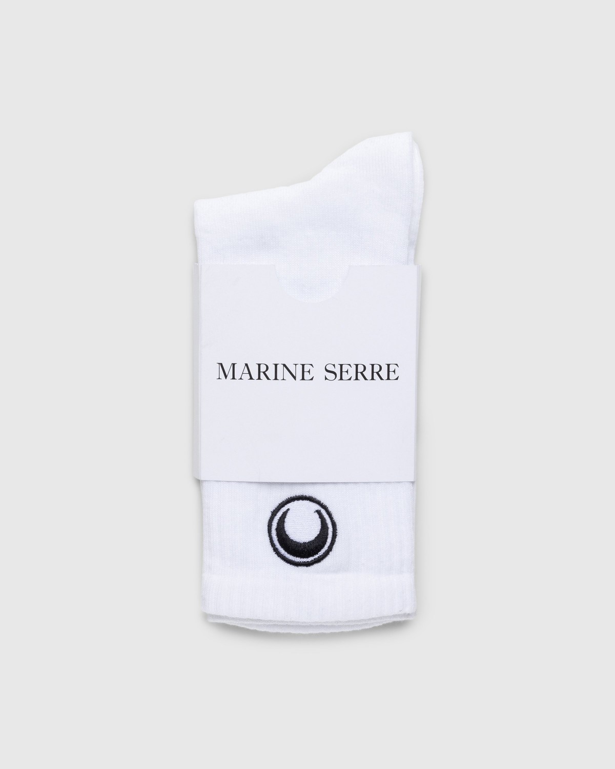 Marine Serre – Embroidered Olympic Socks White | Highsnobiety Shop