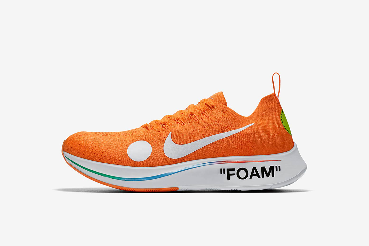zoom fly mercurial orange GOAT Nike The Ten OFF-WHITE c/o Virgil Abloh