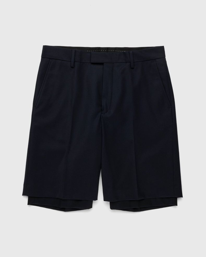 Dries van Noten – Prescott Double Layer Shorts Navy