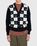 Acne Studios – Knit Wool Cardigan Black/Oatmeal Melange - Knitwear - Black - Image 2