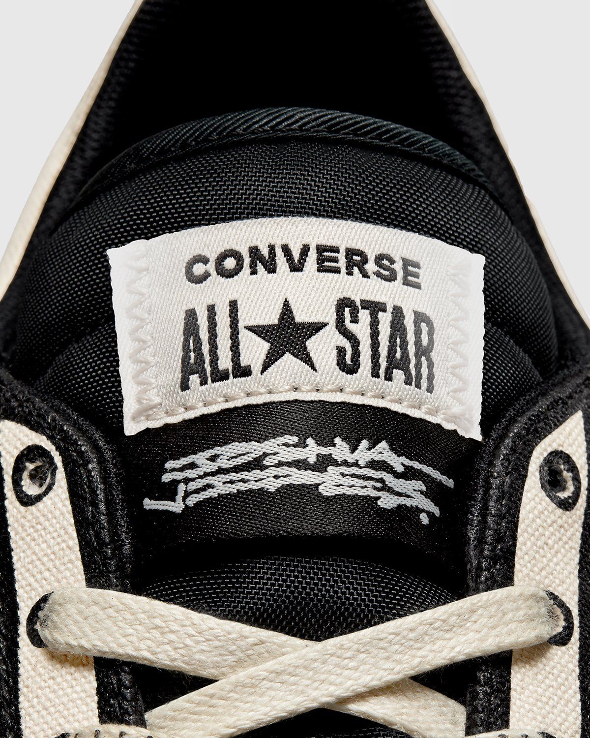 Converse x Joshua Vides – Pro Leather Ox Natural Ivory/Black/White - Low Top Sneakers - White - Image 7