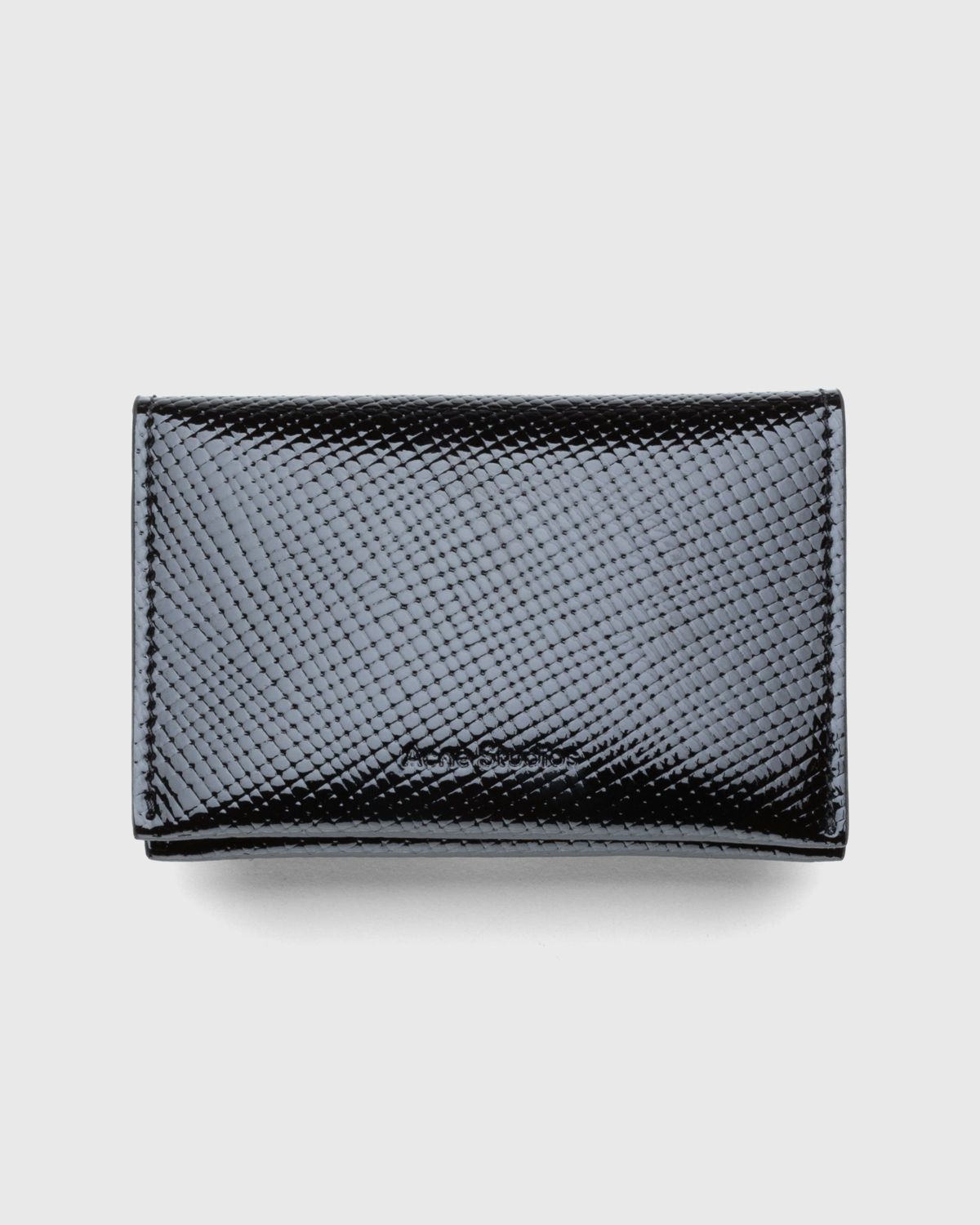 Acne Studios – Folded Card Holder Black - Wallets - Black - Image 1