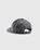 Acne Studios – Leather Face Logo Baseball Cap Grey - Hats - Grey - Image 3