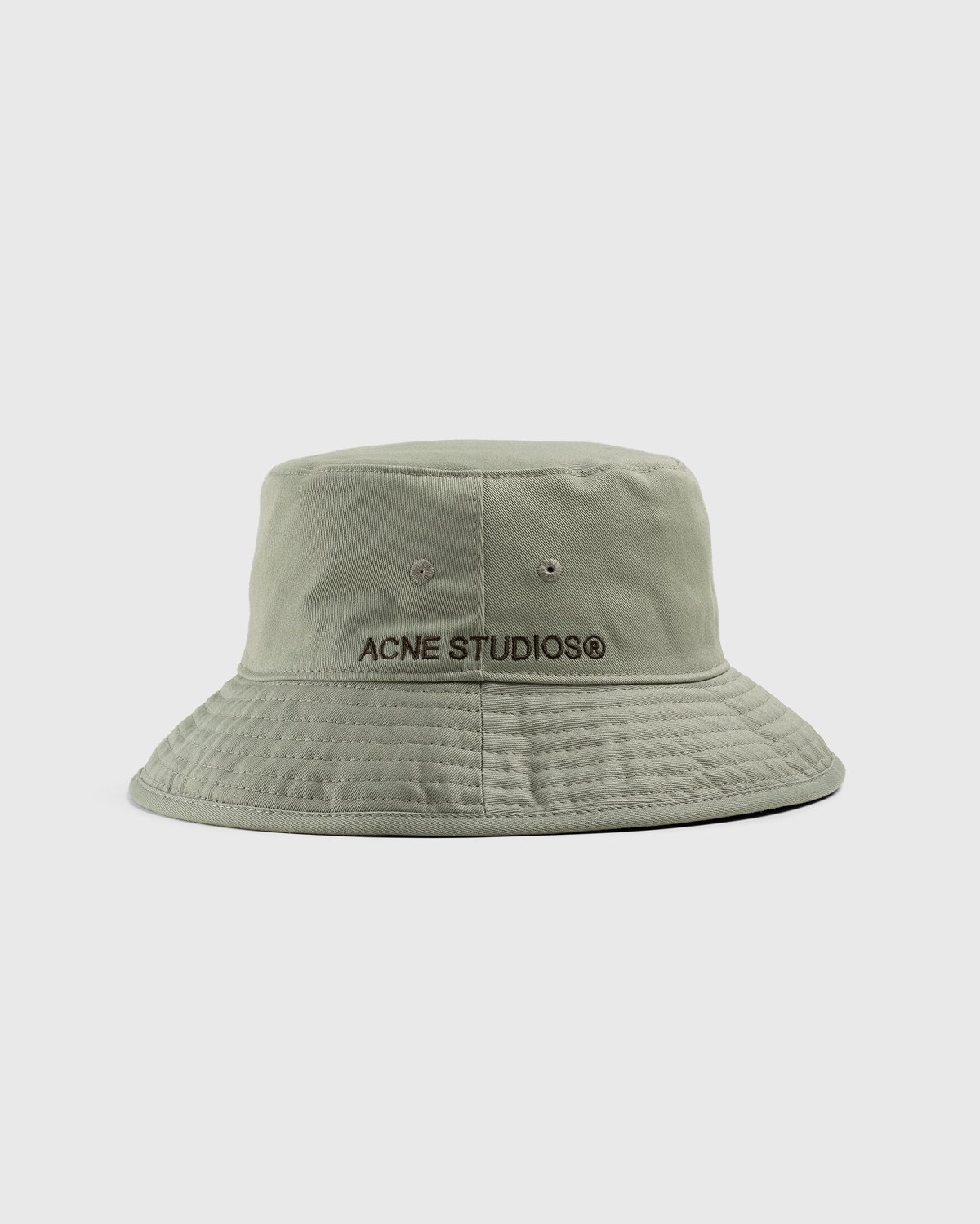 Acne Studios – Twill Bucket Hat Sage Green - Bucket Hats - Green - Image 1