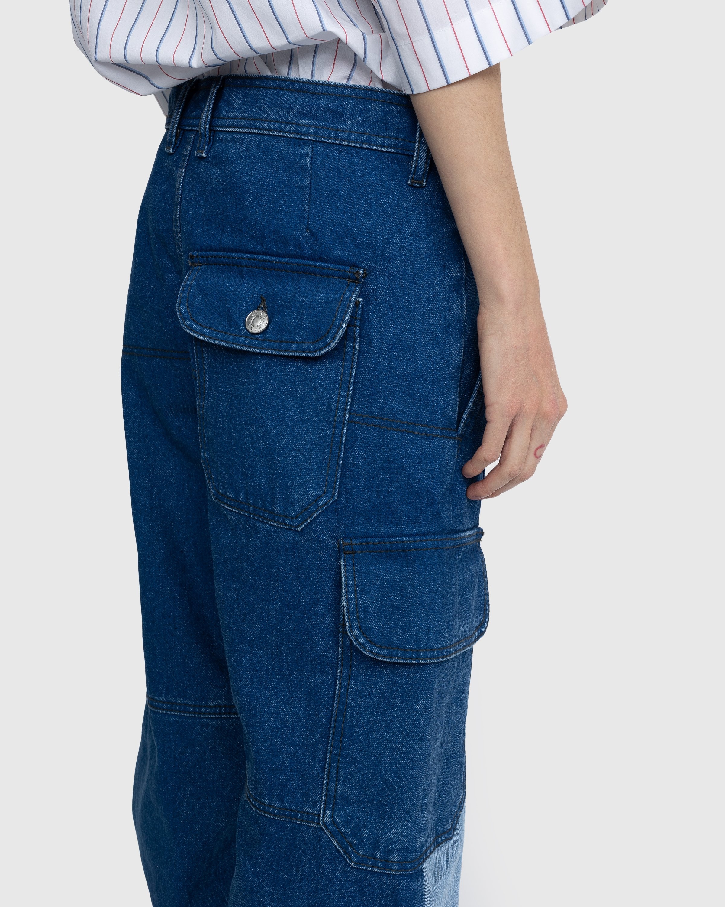 Marni – Denim Cargo Pants Blue - Pants - Blue - Image 6