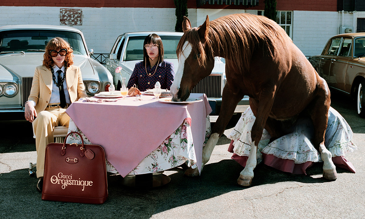 anmodning Oxide Skæbne A Horse Stars in Gucci's Ambitious SS20 Campaign