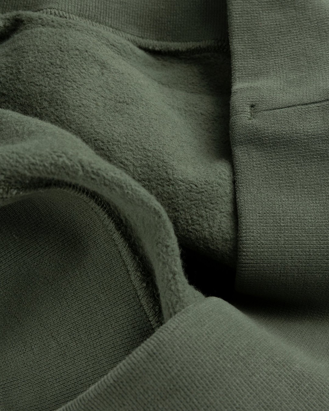 Stone Island – Fleece Hoodie Sage Green - Sweats - Green - Image 3