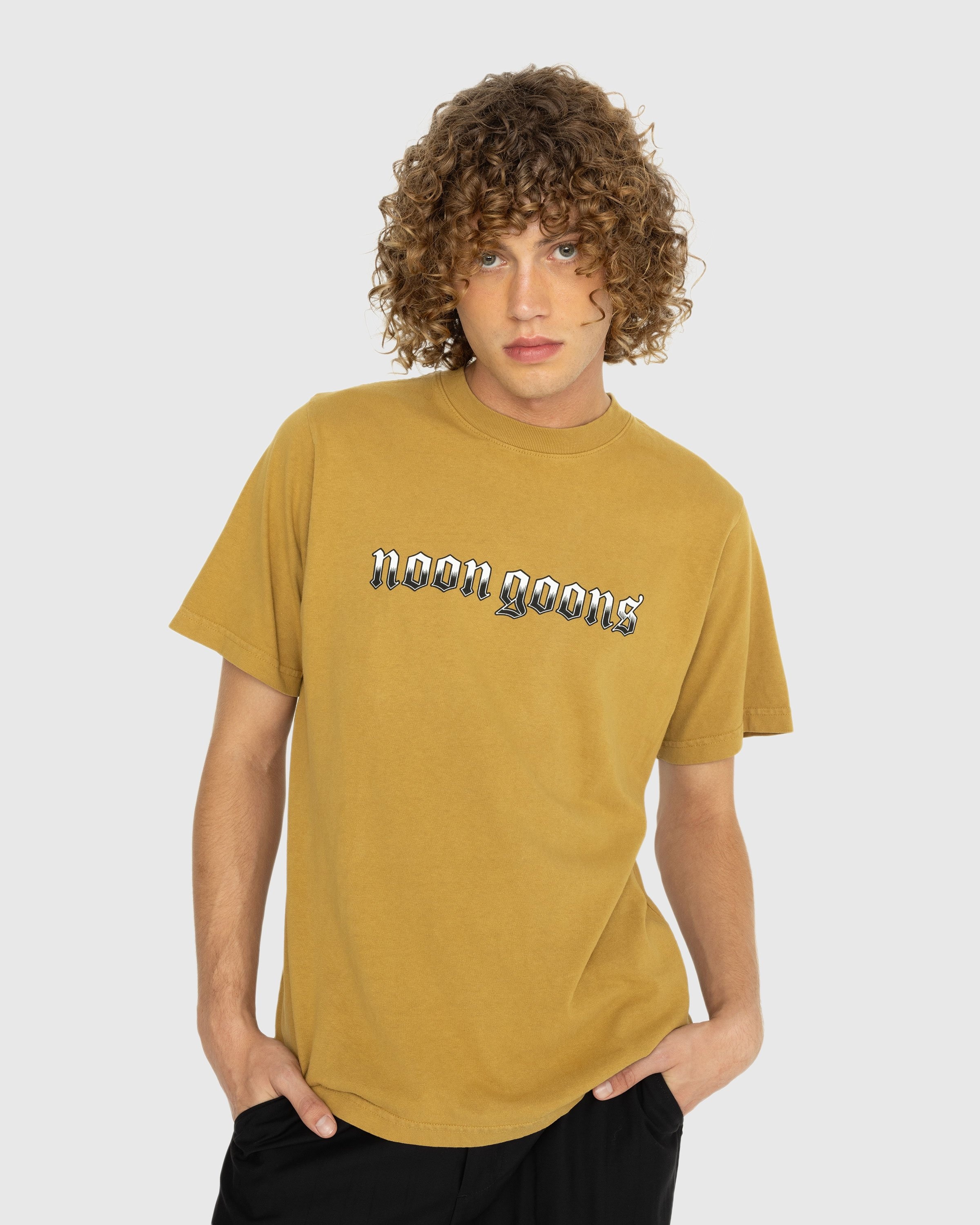 Noon Goons – OG OE T-Shirt Harvest Gold - Tops - Brown - Image 2