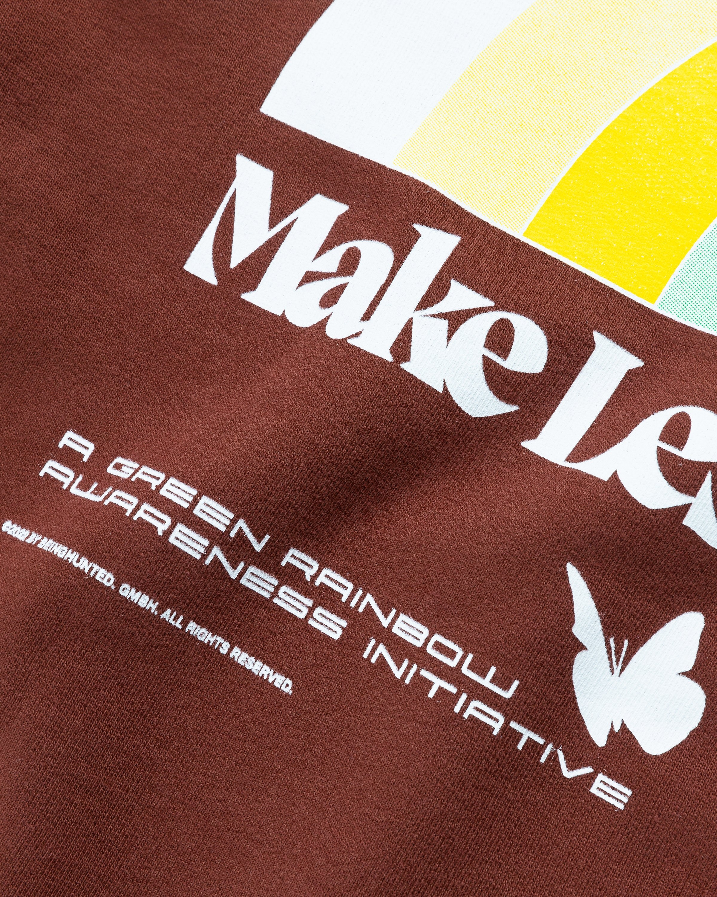 BEINGHUNTED x Highsnobiety – BERLIN, BERLIN 3 Zip Mock Neck Brown - Sweats - Brown - Image 5