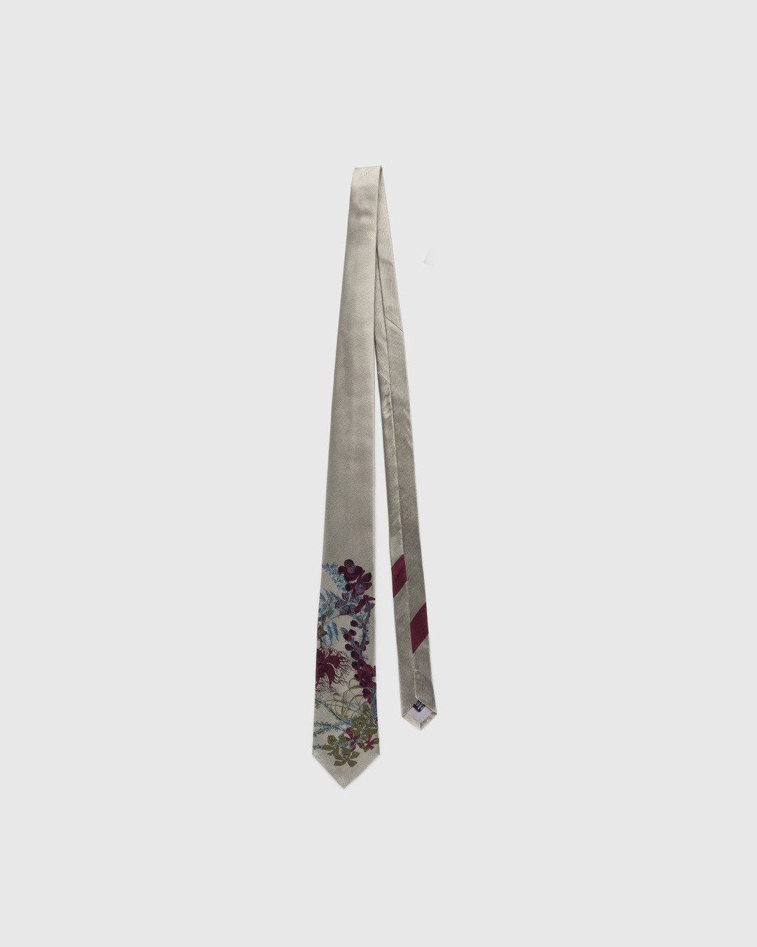Dries van Noten – Tie 102 Gray - Accessories - Grey - Image 1