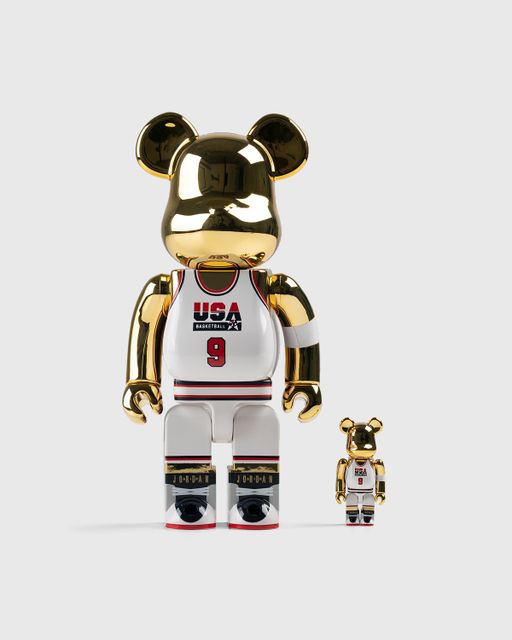 Medicom â Be@rbrick Michael Jordan 1992 Team USA 100% and 400% Set White | Highsnobiety Shop