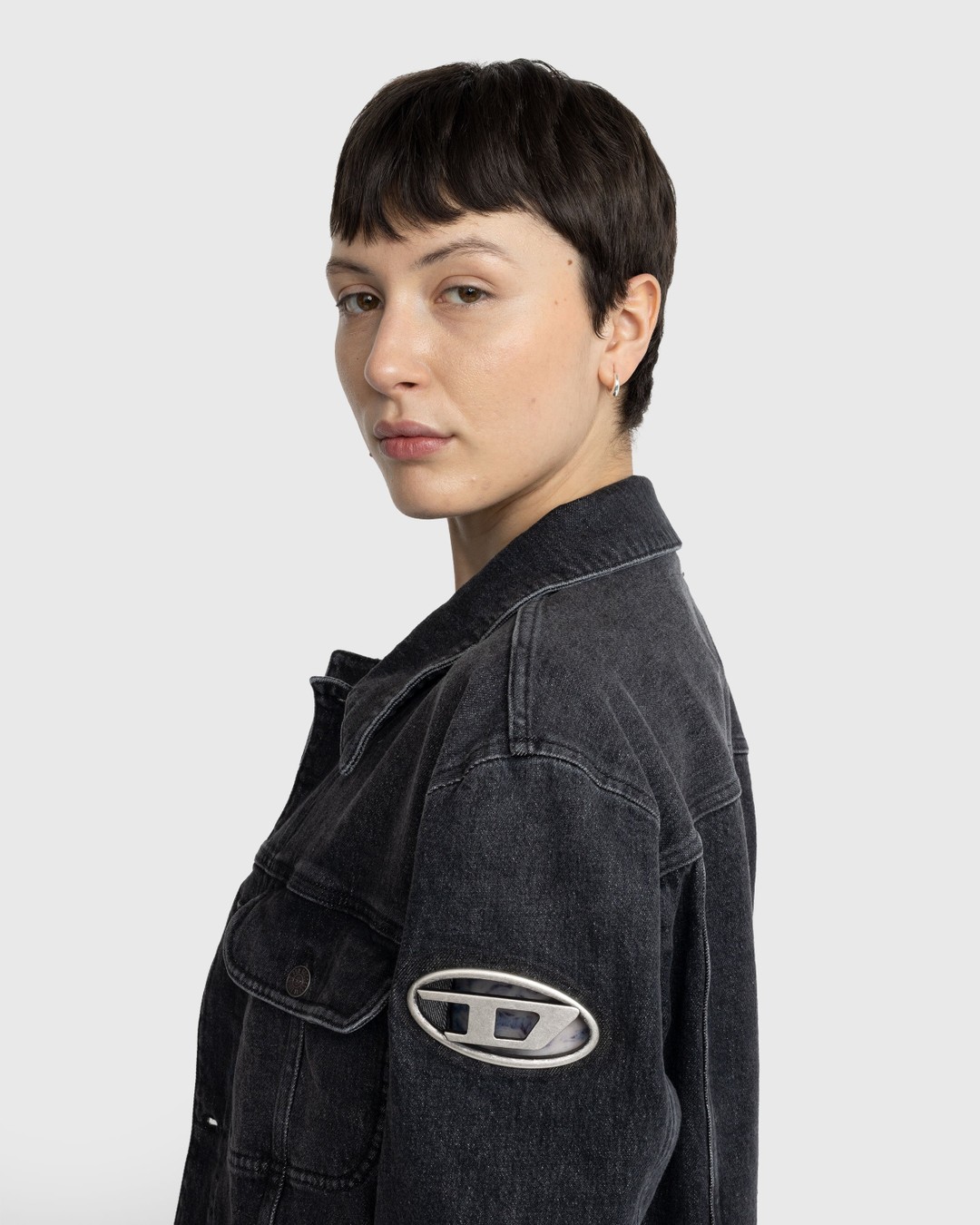 Diesel – D-Barcy Trucker Jacket - Outerwear - Blue - Image 5