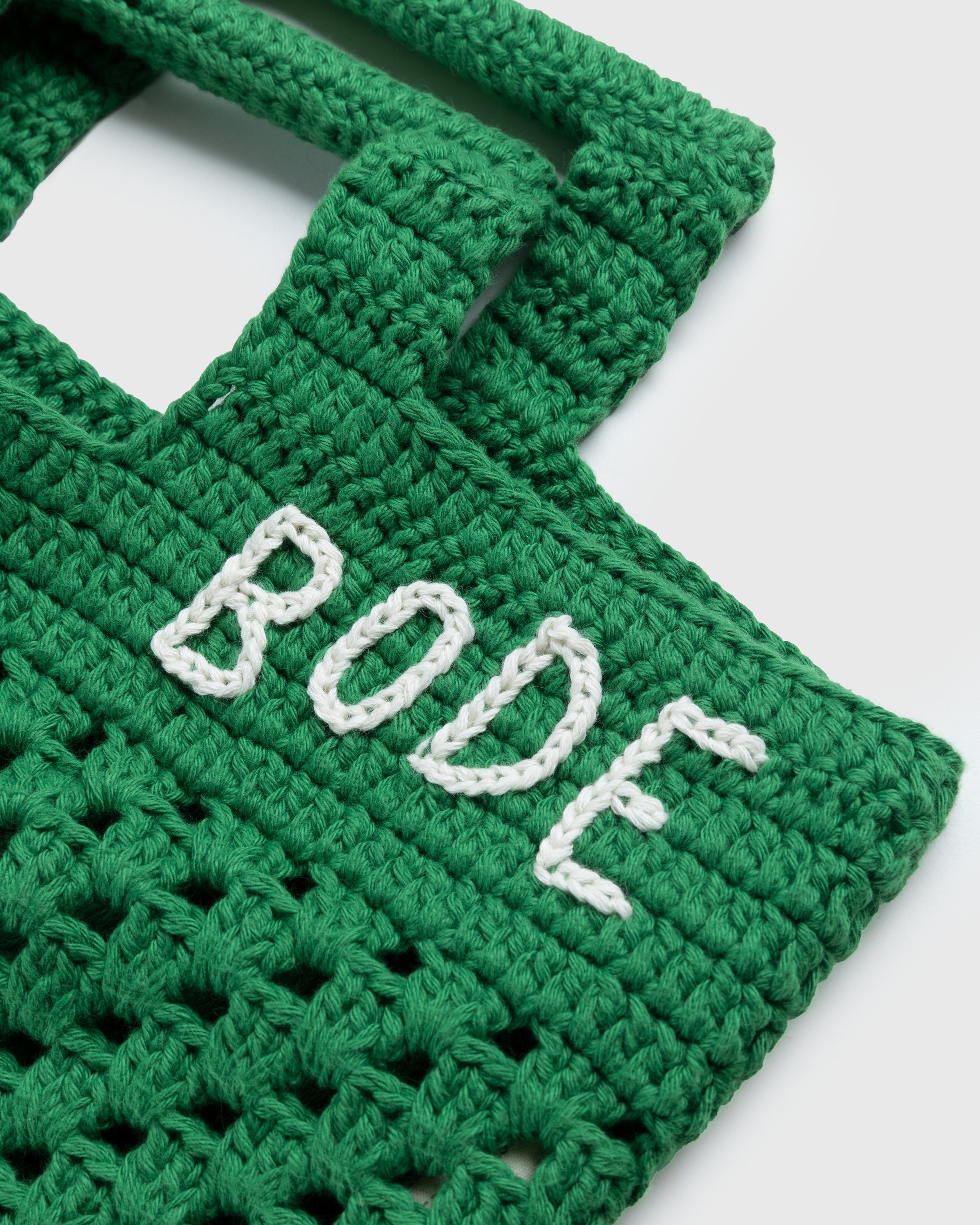 Bode – Crochet Tote Green - Tote Bags - Green - Image 4