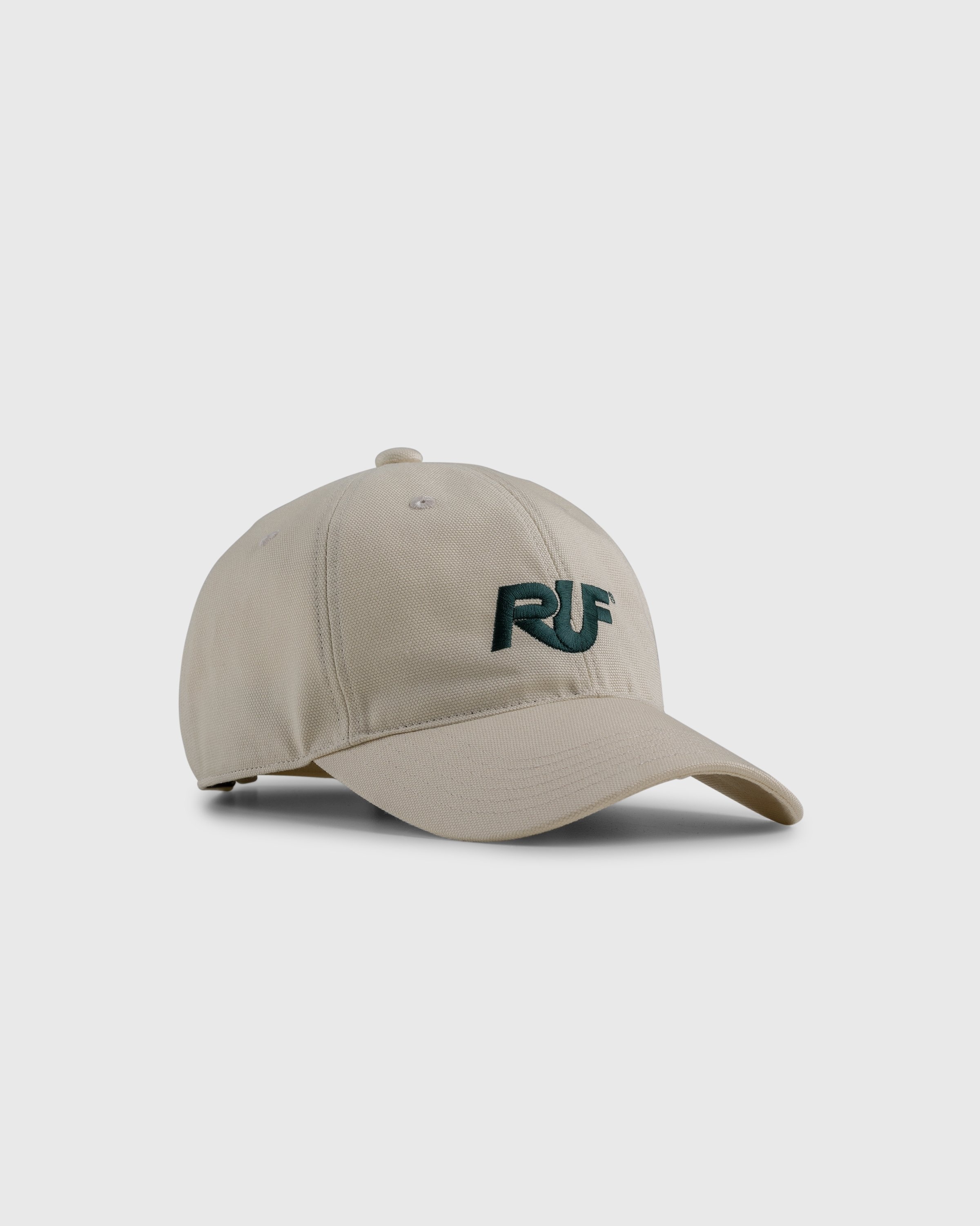 RUF x Highsnobiety – Logo Cap Natural - Hats - Beige - Image 1