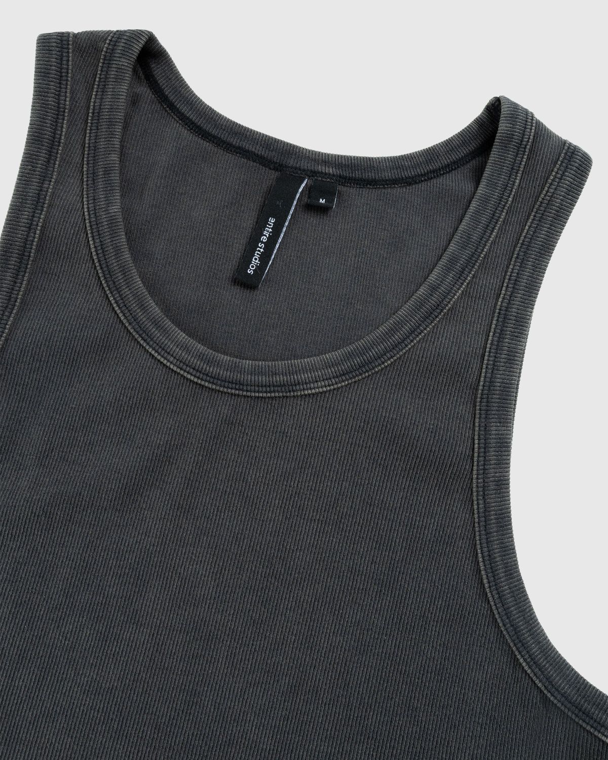 Entire Studios – Rib Tank Washed Black - Men Tops - Black - Image 5