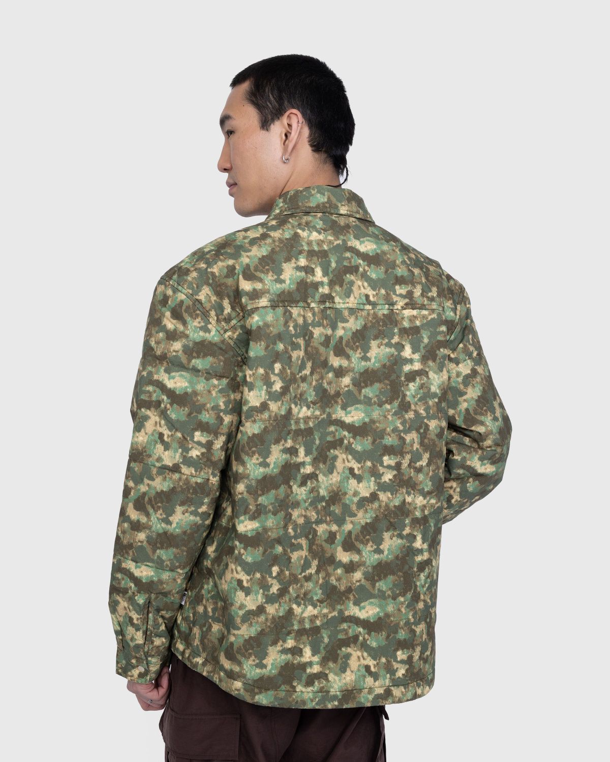 The North Face – M66 Stuffed Shirt Jacket Military Olive/Stippled Camo Print - Outerwear - Green - Image 3