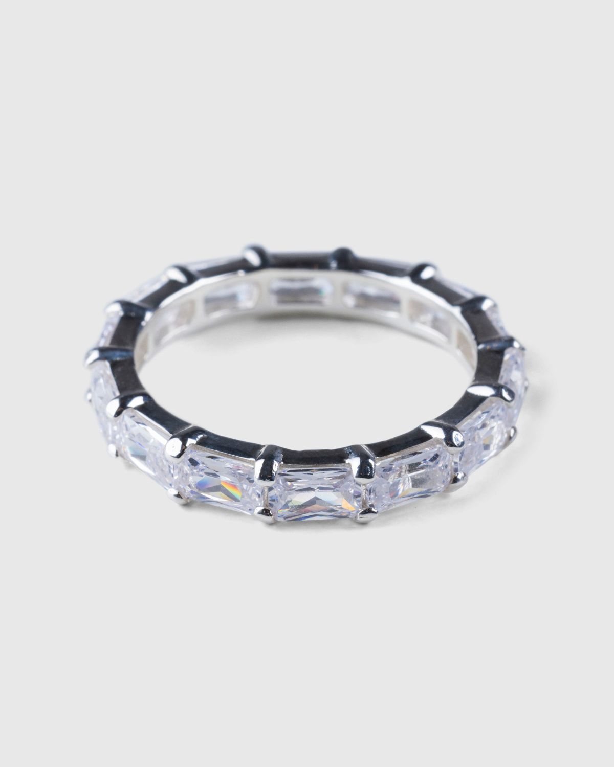 Hatton Labs – Horizon Eternity Ring Silver/White - Jewelry - Multi - Image 3