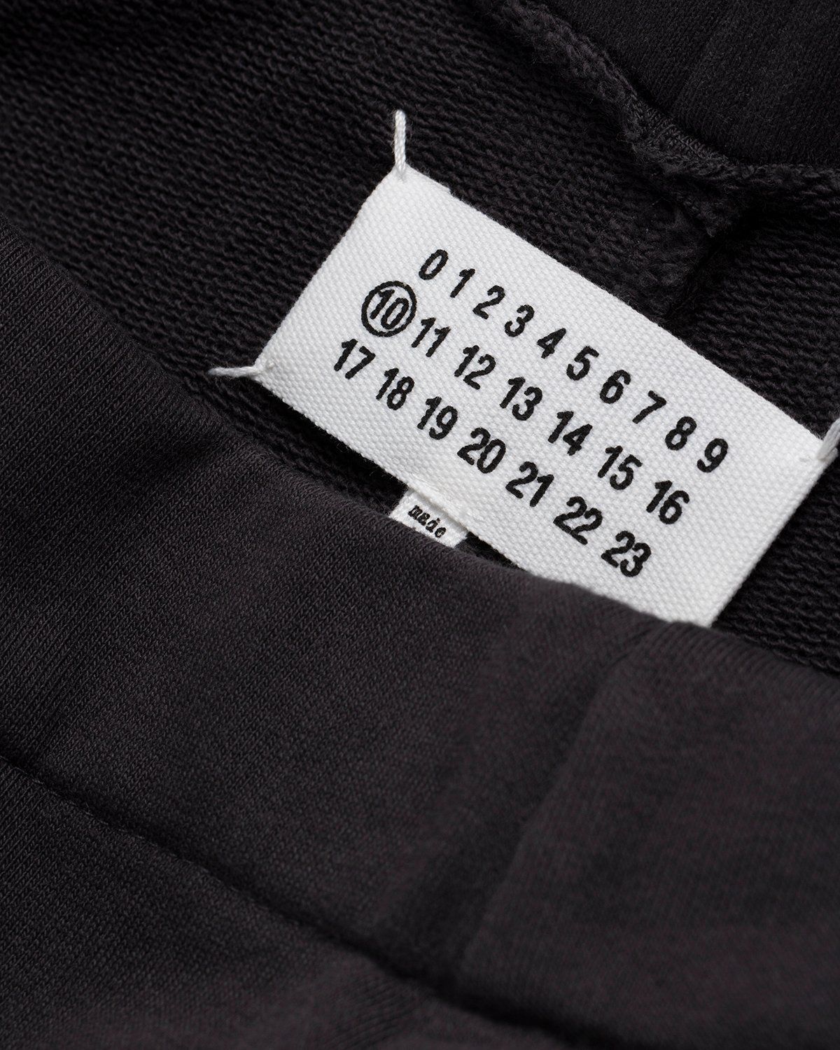 Maison Margiela – Tailored Cotton Trousers Washed Black - Pants - Black - Image 3