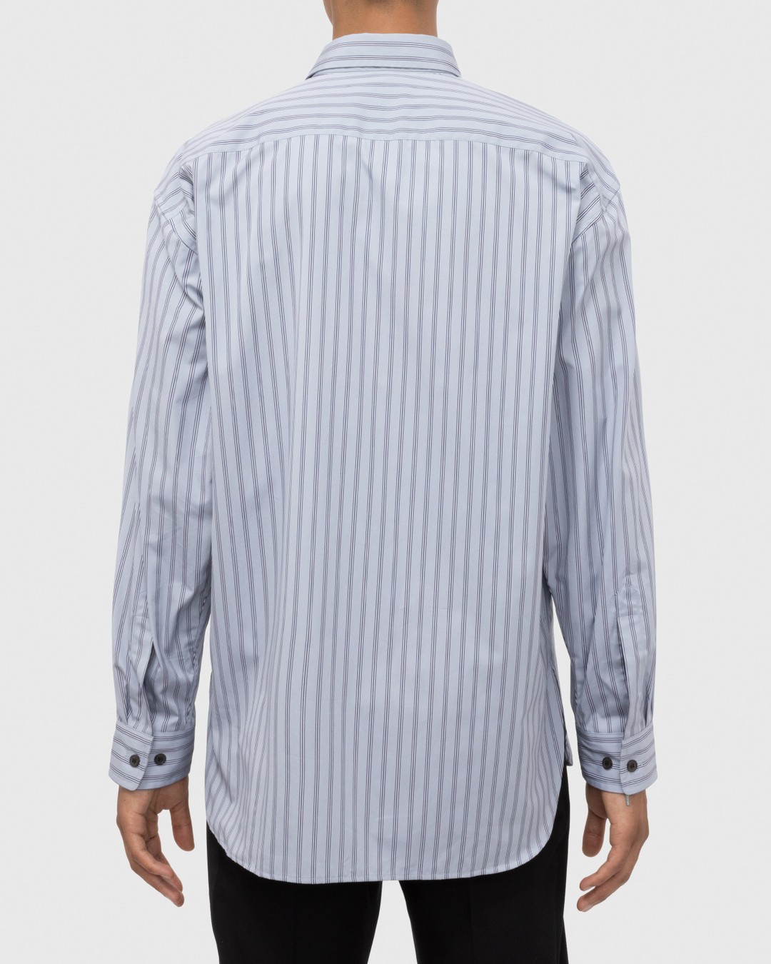 Dries van Noten – Croom Shirt Blue - Shirts - Blue - Image 4