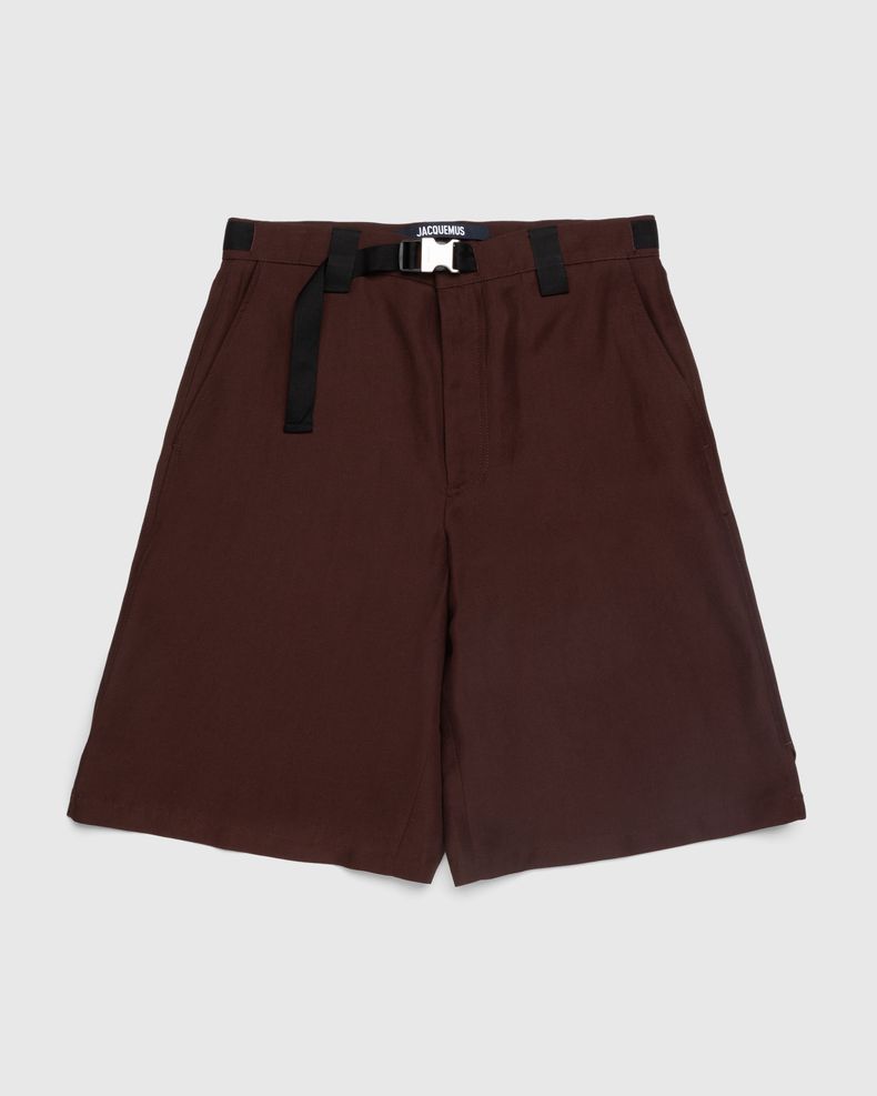 JACQUEMUS – Le Short Meio Dark Brown