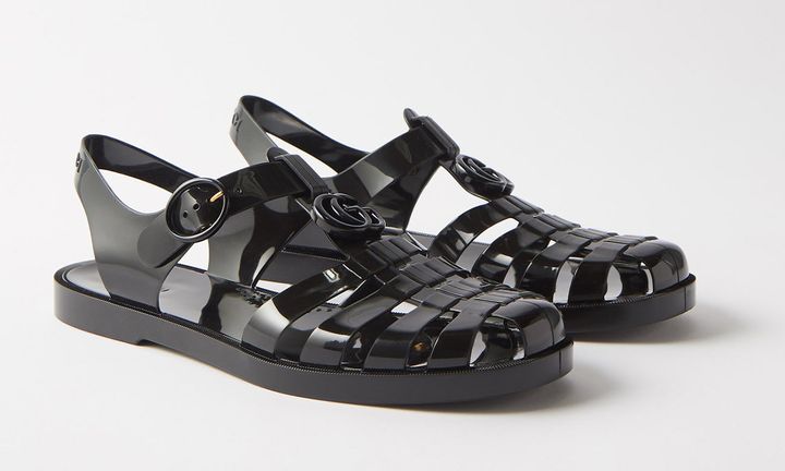 Gucci rubber sandals