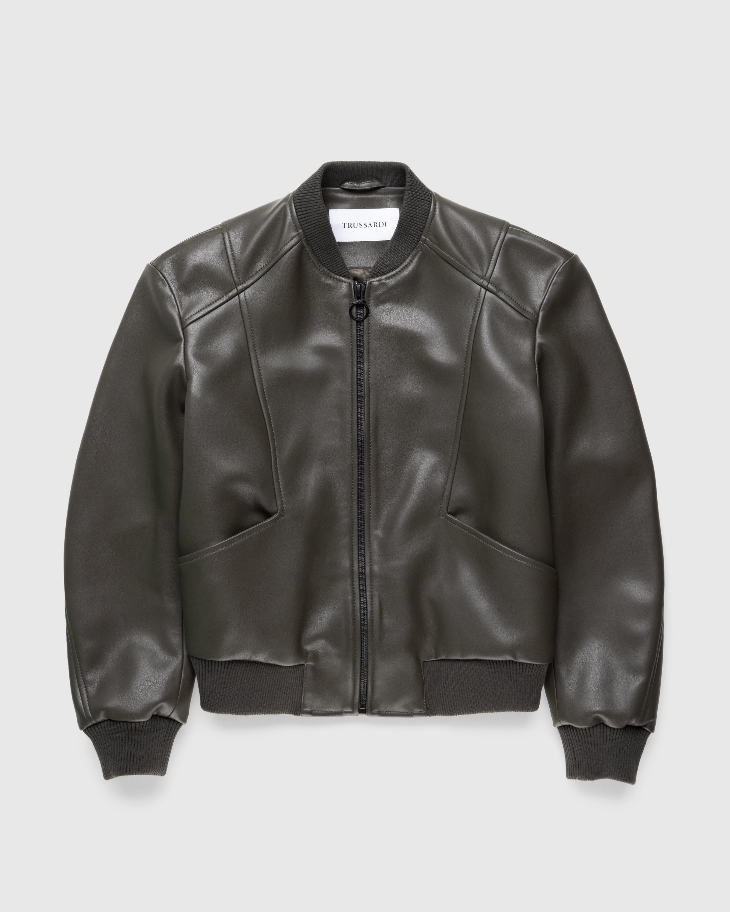 Trussardi Jacket Faux Leather Bonded Highsnobiety Shop