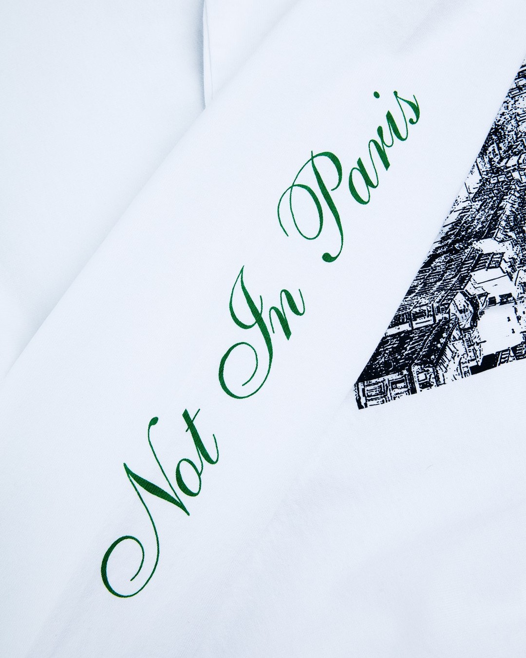 Highsnobiety – Not In Paris 3 Champs-Elysees Longsleeve White - Longsleeves - White - Image 4