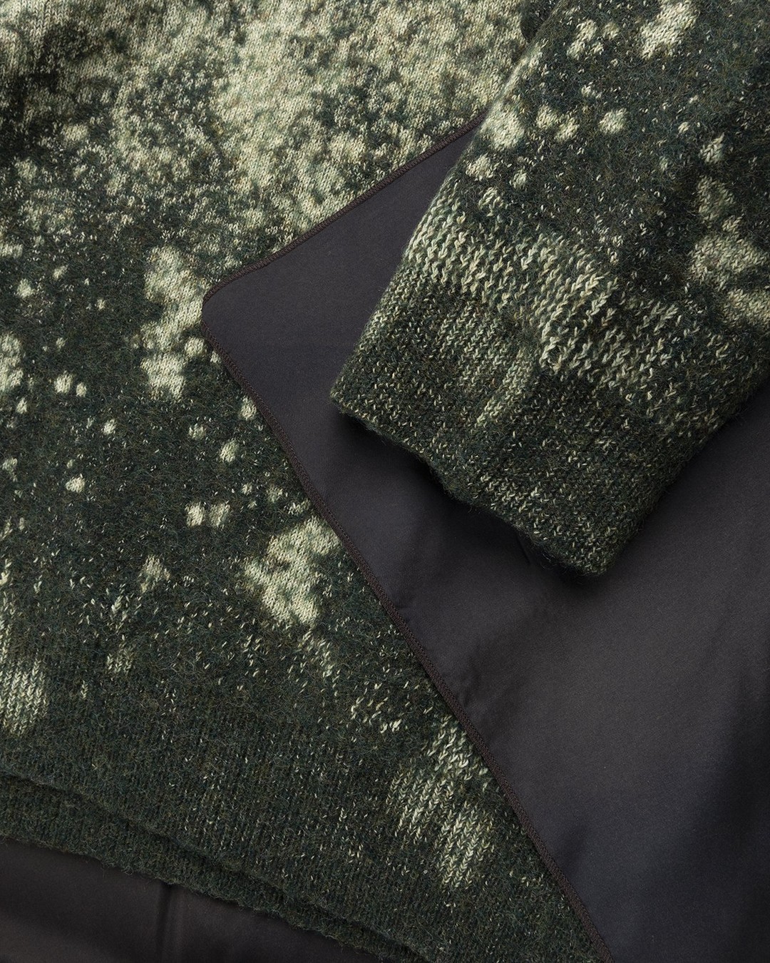 Maison Margiela – Discharged Wool Sweater - Knitwear - Green - Image 8