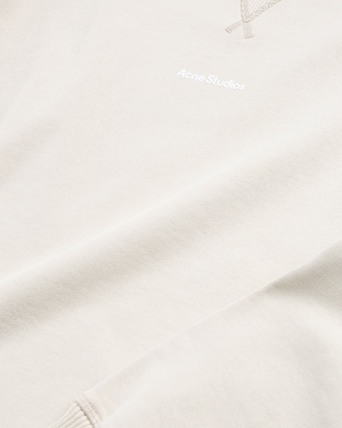 Acne Studios – Stamp Logo Sweater Champagne Beige - Sweats - Beige - Image 6