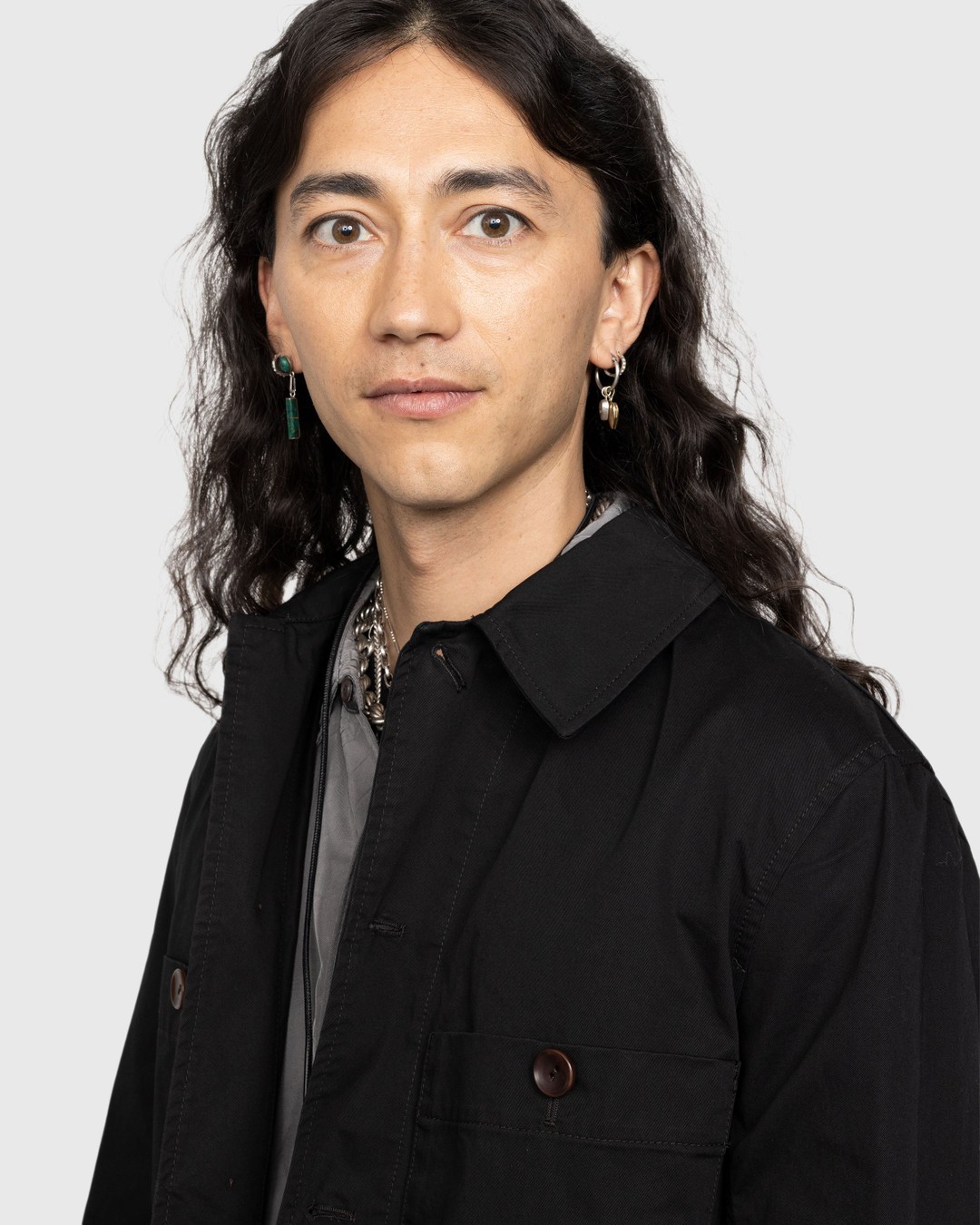 Lemaire – Military Overshirt Black - Outerwear - Black - Image 4
