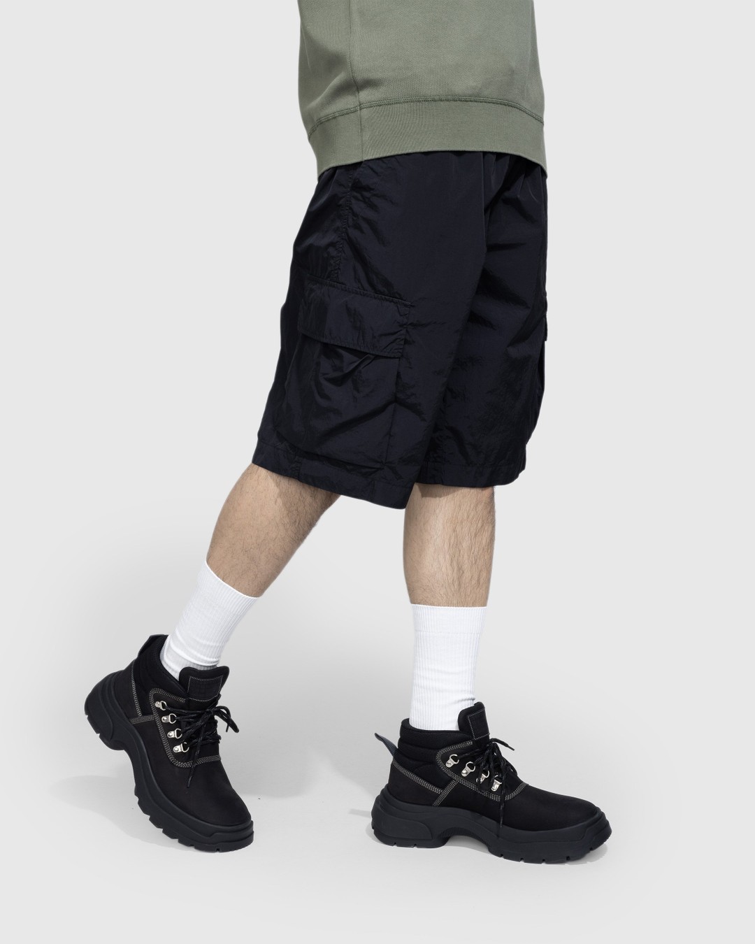 Cp company top shorts black