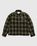 Highsnobiety – Plaid Zip Shirt Green Black - Shirts - Green - Image 1