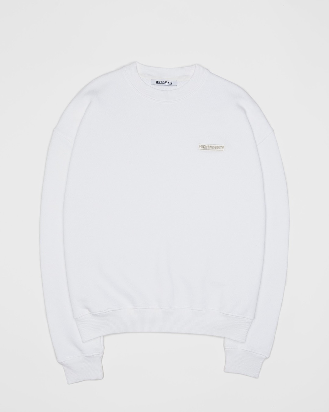 Highsnobiety – Staples Sweatshirt White - Sweats - White - Image 1
